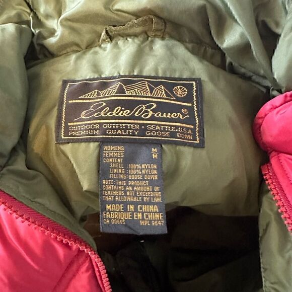 Eddie Bauer Womens Medium Goose Down Puffer Vest - Picture 3 of 7